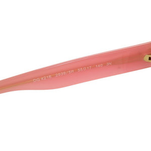 新品同様 ドルチェアンドガッバーナ フラワー 花柄 プラスチック ピンク サングラス 1698【中古】DOLCE&GABBANA