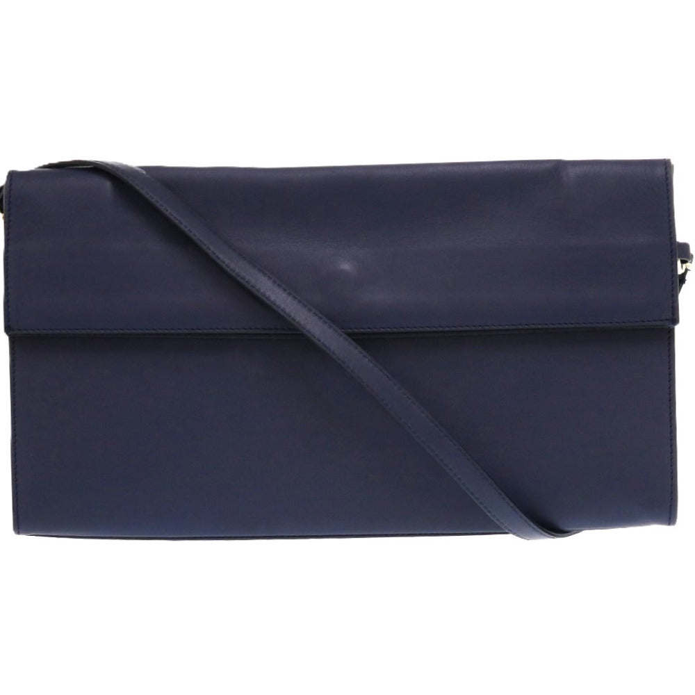 美品 メゾン マルジェラ 4ステッチ 2way ショルダー レザー ベラペレ ネイビー 1720 紺 クラッチバッグ【中古】Maison Margiela