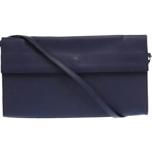 美品 メゾン マルジェラ 4ステッチ 2way ショルダー レザー ベラペレ ネイビー 1720 紺 クラッチバッグ【中古】Maison Margiela