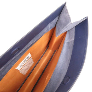 美品 メゾン マルジェラ 4ステッチ 2way ショルダー レザー ベラペレ ネイビー 1720 紺 クラッチバッグ【中古】Maison Margiela