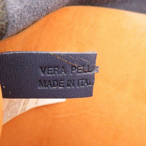 美品 メゾン マルジェラ 4ステッチ 2way ショルダー レザー ベラペレ ネイビー 1720 紺 クラッチバッグ【中古】Maison Margiela