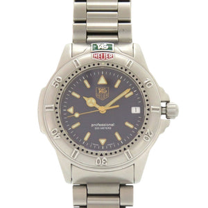 美品 タグホイヤー 4000シリーズ プロフェッショナル 200m WF1113-K0 SS ネイビー シルバー クオーツ 腕時計 1727【中古】TAG HEUER
