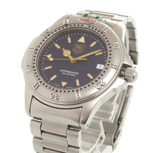 美品 タグホイヤー 4000シリーズ プロフェッショナル 200m WF1113-K0 SS ネイビー シルバー クオーツ 腕時計 1727【中古】TAG HEUER
