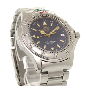 美品 タグホイヤー 4000シリーズ プロフェッショナル 200m WF1113-K0 SS ネイビー シルバー クオーツ 腕時計 1727【中古】TAG HEUER