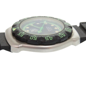 タグホイヤー フォーミュラ1 WA1215 SS ラバー ブラック グリーン クオーツ 腕時計 黒文字盤 1728【中古】TAG HEUER