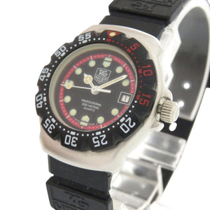 美品 タグホイヤー フォーミュラ1 374.508 SS ラバー ブラック クオーツ 腕時計 黒文字盤 1729【中古】TAG HEUER