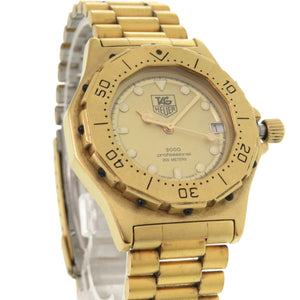 タグホイヤー プロフェッショナル 3000 934.413 SS ゴールド クオーツ 腕時計 1730【中古】TAG HEUER