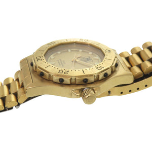 タグホイヤー プロフェッショナル 3000 934.413 SS ゴールド クオーツ 腕時計 1730【中古】TAG HEUER
