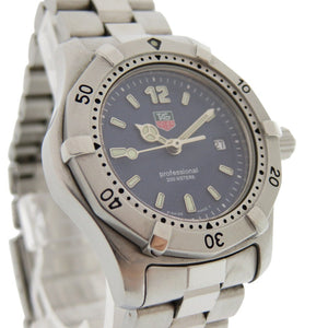 タグホイヤー プロフェッショナル200m WK1313 SS ネイビー クオーツ 腕時計 1731【中古】TAG HEUER