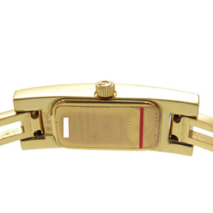 グッチ 3900L SS ブラック ゴールド 黒文字盤 クオーツ 腕時計 1744【中古】GUCCI