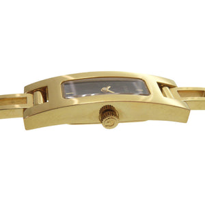 グッチ 3900L SS ブラック ゴールド 黒文字盤 クオーツ 腕時計 1744【中古】GUCCI