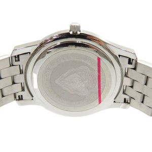 美品 グッチ 5500M Gクラス デイト SS ブラック シルバー 黒文字盤 クオーツ 腕時計 1748【中古】GUCCI