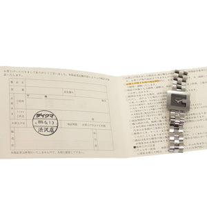 グッチ 3600L SS ブラック シルバー 黒文字盤 クオーツ 腕時計 1749【中古】GUCCI