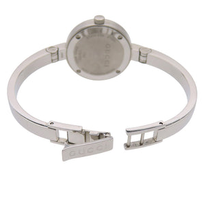 グッチ ガーネット 105 クオーツ 腕時計 SS シルバー 1753【中古】GUCCI レディース