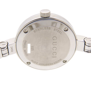 グッチ ガーネット 105 クオーツ 腕時計 SS シルバー 1753【中古】GUCCI レディース