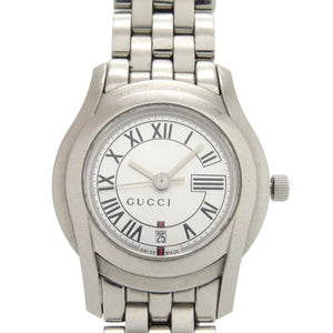 グッチ 5500L SS シルバー クオーツ 腕時計 1761【中古】GUCCI