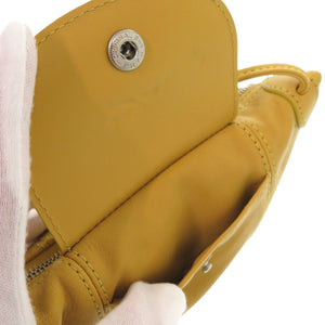 ロンシャン ル プリアージュ レザー イエロー ショルダーバッグ 1767【中古】Longchamp