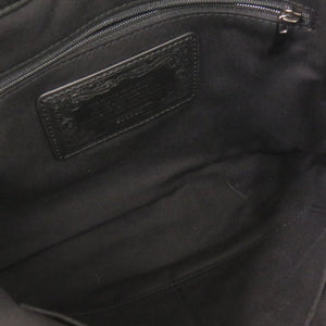 新品同様 ハンティングワールド ナイロン ブラック ハンドバッグ 黒 1772【中古】HUNTING WORLD