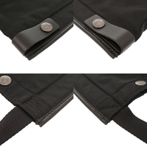 新品同様 ハンティングワールド ナイロン ブラック ハンドバッグ 黒 1772【中古】HUNTING WORLD