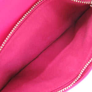 美品 ヒューゴボス キルティング シープレザー ピンク 長財布 1776【中古】HUGO BOSS