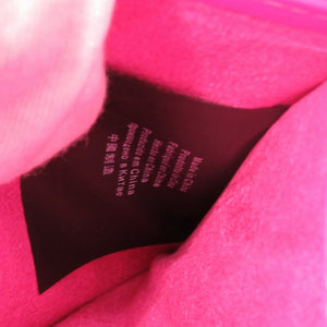 美品 ヒューゴボス キルティング シープレザー ピンク 長財布 1776【中古】HUGO BOSS