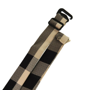 新品同様 バーバリー チェック シルク ベージュ 茶 ネクタイ 1777【中古】BURBERRY キッズ
