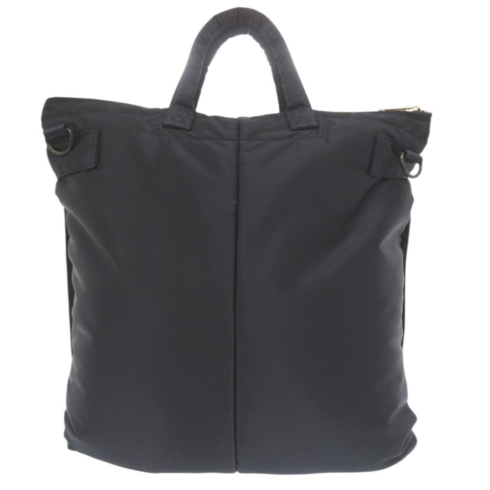 美品 吉田カバン PORTER ポーター TANKER タンカー HELMET BAG ヘルメットバッグ ナイロン ネイビー 2WAY ショルダー トートバッグ 1786【中古】YOSHIDA & CO., LTD.
