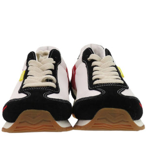 未使用品 パトリック SNOOPY-M スヌーピー マラソン 723001 ポリエステル ベロア ブラック 黒 スニーカー サイズ23cm 1799【中古】PATRICK