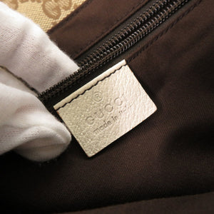 美品 グッチ GGキャンバス 146304 ベージュ ボディバッグ ウエストバッグ 1812【中古】GUCCI