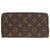 未使用 ルイ ヴィトン ラウンドファスナー ジッピーウォレット モノグラム M42616 長財布 LV 0017【中古】LOUIS VUITTON