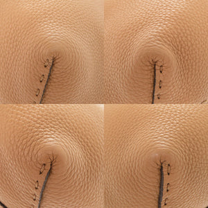 美品 フェンディ セレリア カルラ レザー ブラウン トートバッグ ハンドバッグ 茶 0024【中古】FENDI