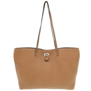 美品 フェンディ セレリア カルラ レザー ブラウン トートバッグ ハンドバッグ 茶 0024【中古】FENDI