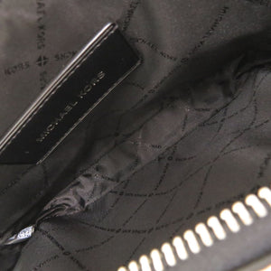 新品同様 マイケルコース PVC ホワイト ブラック グレー ショルダーバッグ 0027【中古】Michael Kors