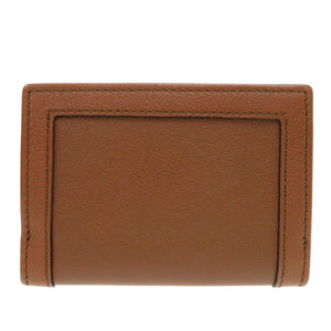 新品同様 グッチ ダイアナ ミディアム 658633 レザー バンブー ブラウン 三つ折り財布 0028【中古】GUCCI