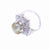 美品 クリソベル キャツアイ 5.09ct / バケットダイヤ 1.36ct Pt900 リング 約9.5号 指輪 ダイヤモンド ジュエリー 0043【中古】レディース