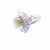 美品 クリソベル キャツアイ 5.09ct / バケットダイヤ 1.36ct Pt900 リング 約9.5号 指輪 ダイヤモンド ジュエリー 0043【中古】レディース