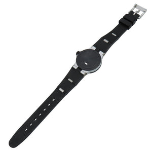 美品 ブルガリ アルミニウム デイト AL29TA クオーツ 腕時計 アルミ/ラバー シルバー 0047【中古】BVLGARI レディース