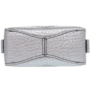 新品同様 ティファニー リターントゥティファニー トートバッグ レザー シルバー 銀 マイクロトート 0059【中古】TIFFANY&Co.