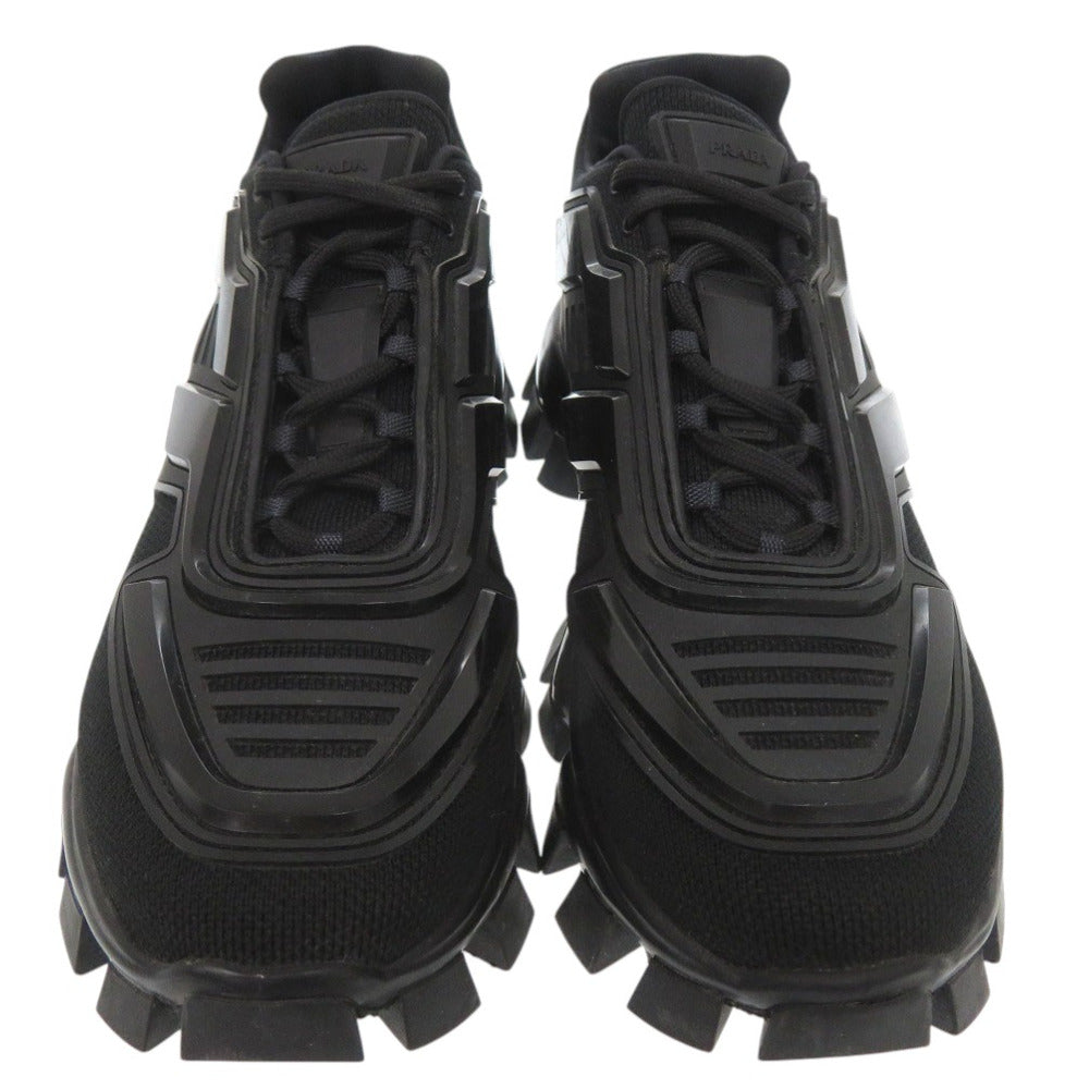 美品 プラダ クラウドバスト サンダー スニーカー 2EG293 ラバー ブラク 0060【中古】PRADA