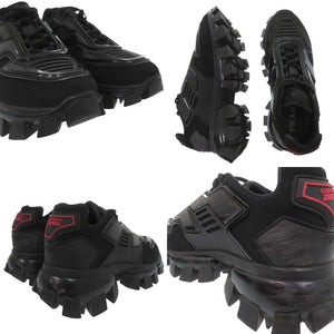 美品 プラダ クラウドバスト サンダー スニーカー 2EG293 ラバー ブラク 0060【中古】PRADA
