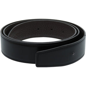 新品同様 エルメス 替えベルト レザー サイズ90 ブラック U刻印 黒 ベルト 0064【中古】HERMES