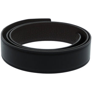 新品同様 エルメス 替えベルト レザー サイズ90 ブラック U刻印 黒 ベルト 0064【中古】HERMES