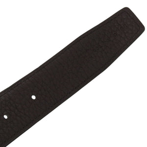 新品同様 エルメス 替えベルト レザー サイズ90 ブラック U刻印 黒 ベルト 0064【中古】HERMES