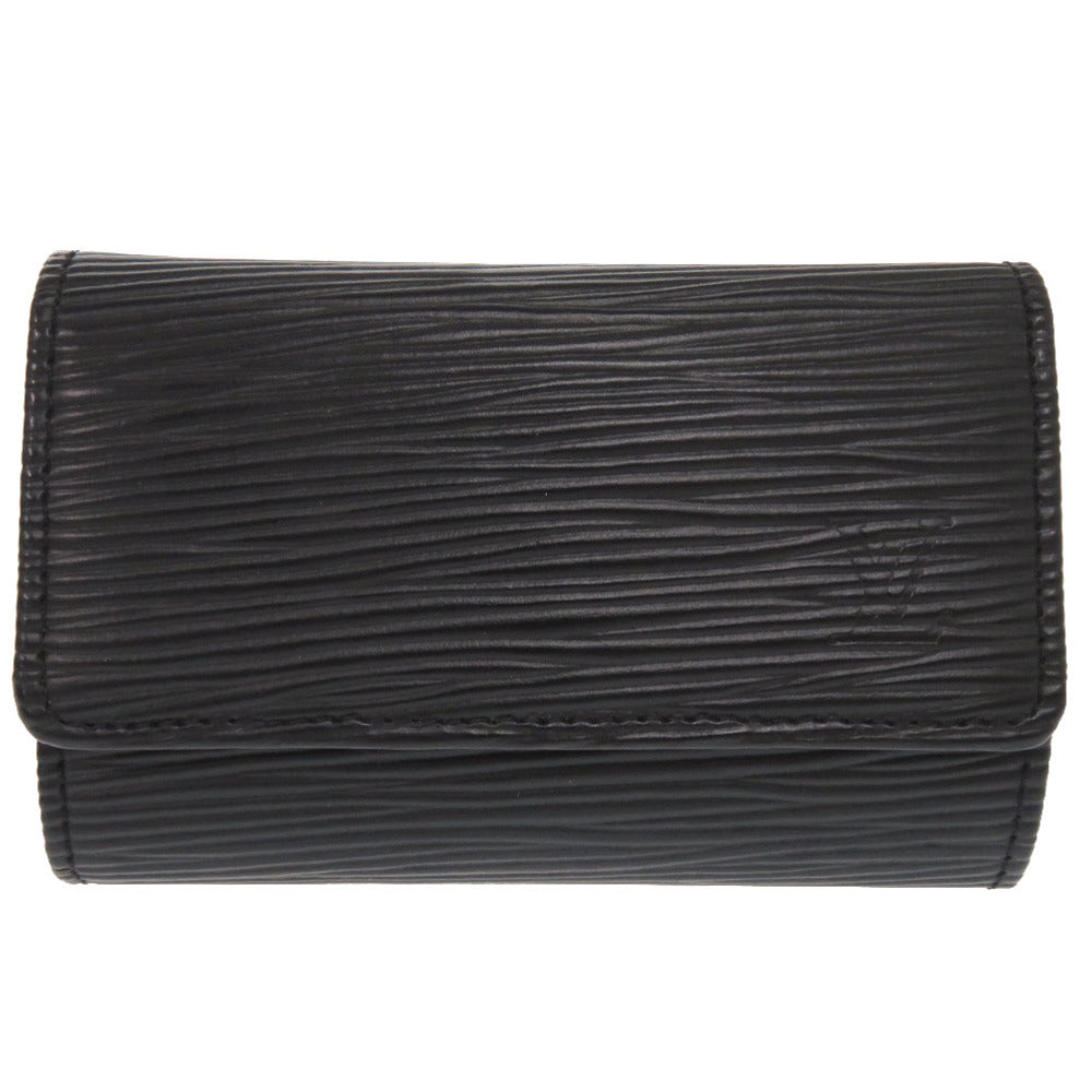 美品 ルイ ヴィトン ミュルティクレ6 エピ ブラック シルバー金具 M63812 6連 キーケース 黒 LV 0065 【中古】 LOUIS VUITTON