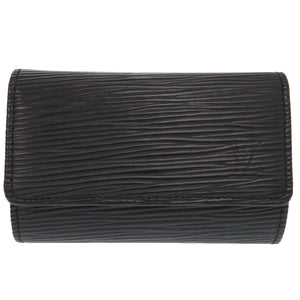 美品 ルイ ヴィトン ミュルティクレ6 エピ ブラック シルバー金具 M63812 6連 キーケース 黒 LV 0065 【中古】 LOUIS VUITTON