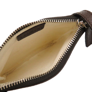 美品 ブルガリ GCEGEA ロゴマニア 22588 レザー キャンバス ベージュ 茶 ショルダーバッグ 0068【中古】BVLGARI