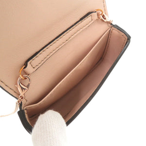 美品 フェンディ ナノバケット 7AR844 レザー ピンク ミニチェーンショルダーバッグ バッグチャーム 0070【中古】FENDI