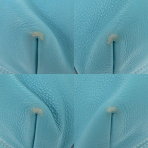 プラダ BR4617 レザー ブルー系 2WAY トートバッグ ショルダーバッグ 0099【中古】PRADA