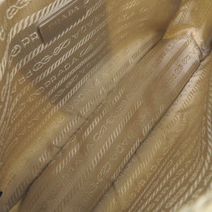 新品同様 プラダ Re-Edition 2000 Re-Nylon ミニバッグ 1NE515 Desert デゼルト ナイロン ハンドバッグ ベージュ 0100【中古】PRADA