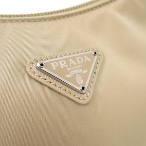 新品同様 プラダ Re-Edition 2000 Re-Nylon ミニバッグ 1NE515 Desert デゼルト ナイロン ハンドバッグ ベージュ 0100【中古】PRADA